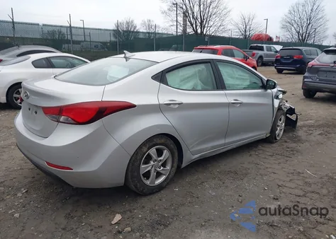 2015 Hyundai Elantra Se z USA, uszkodzony, nr VIN 5NPDH4AE0FH556252